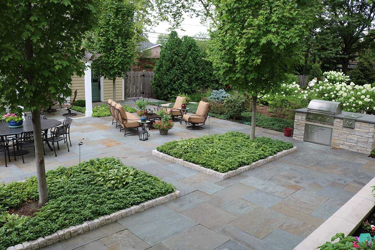 large-patio-island-beds-columnar-maples