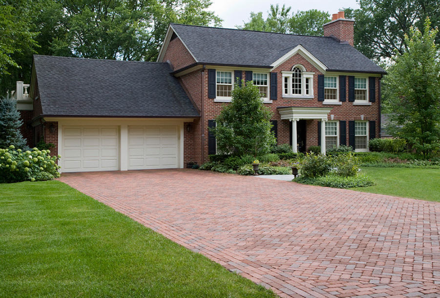 Clay Pavers Replace Worn Out Asphalt in Winnetka IL