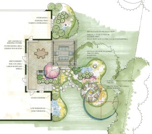 We installed this Hawthorn Woods landscape last year and it needs a little time to mature before we photograph it. For now, click on this image to review the plan for this stunning garden.