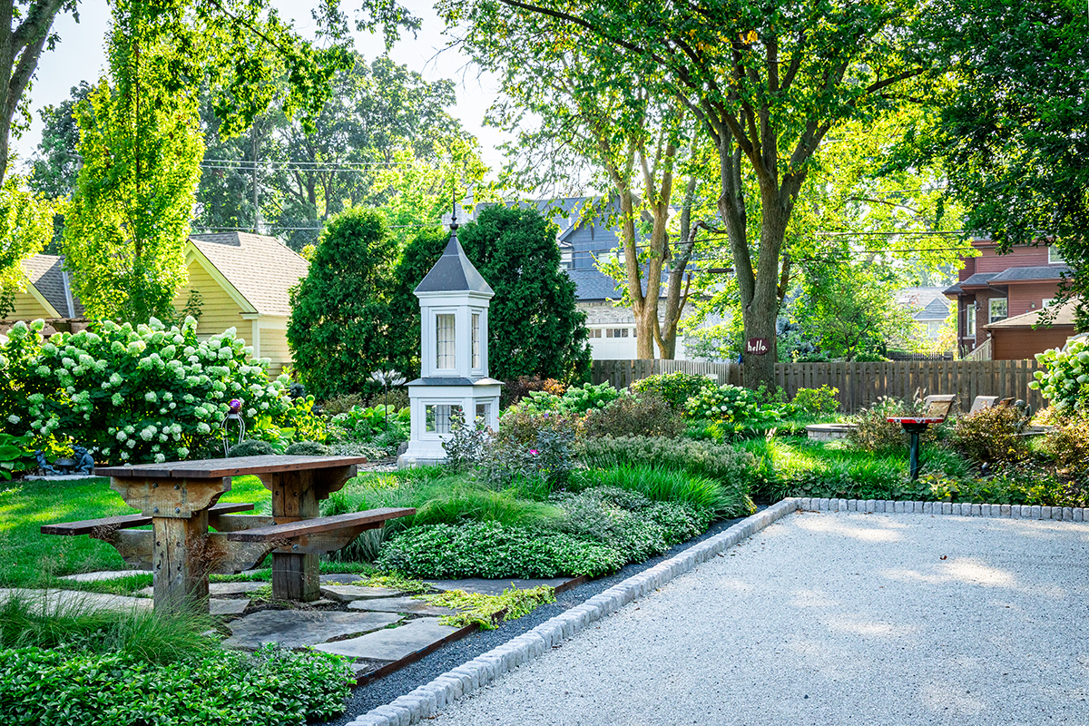 gravel bocce court