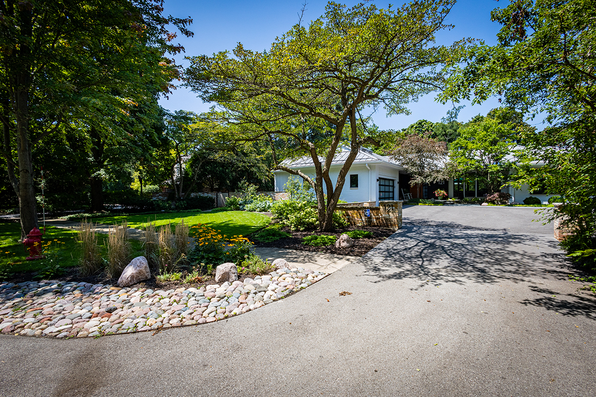 Elegant Driveway Entrance