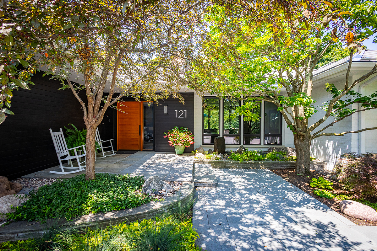 Modern Entryway with Natural Charm