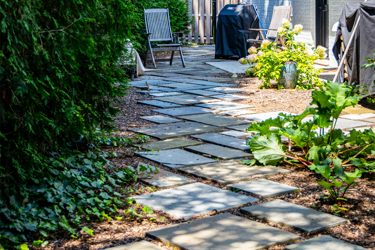 Rustic Garden Pathway